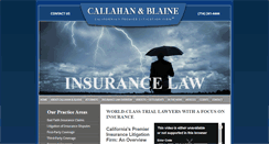 Desktop Screenshot of insurance-litigation.com